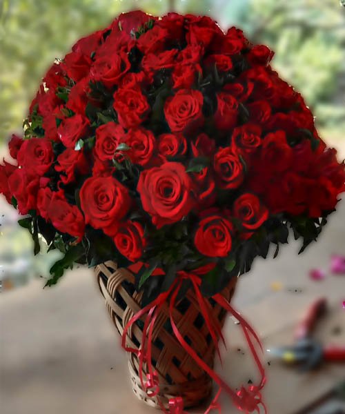 Roses in Basket